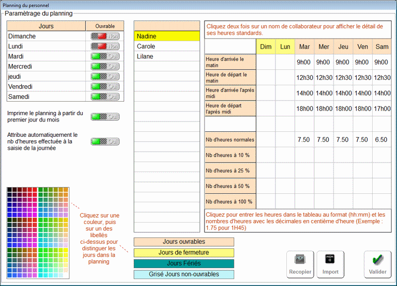 exemple planning 7/7